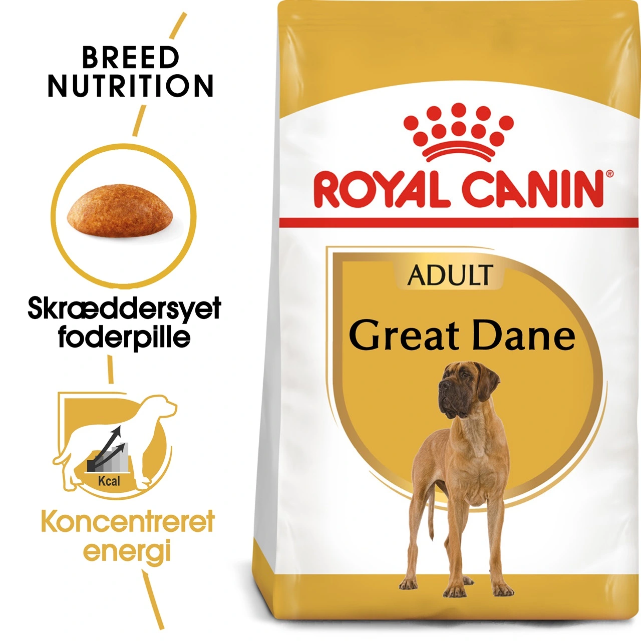 Royal Canin Great Dane Adult 12 kg - tørfoder til voksne hunde